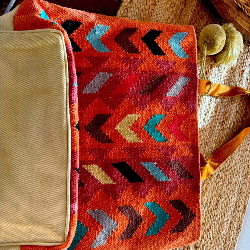 Basically brand new used once for one hour . It’s a Panache tote great colors.